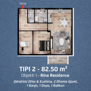 Rina Residence - Tipi 2 & Objekti 1