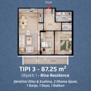 Rina Residence - Tipi 3 & Objekti 1